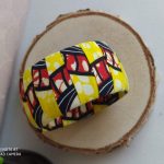 bracelet manchette gros jaune2