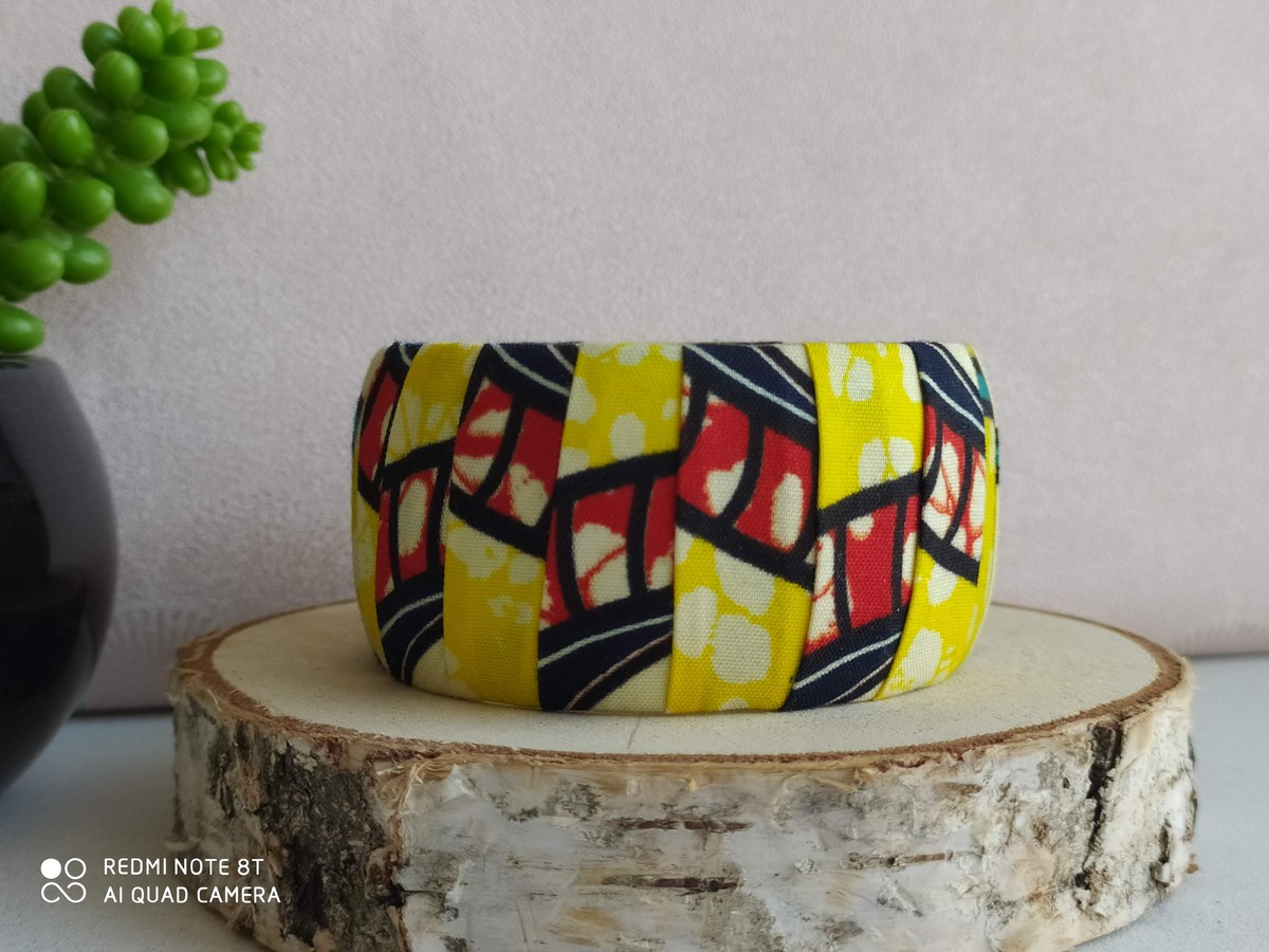 bracelet manchette gros jaune2 bracelet manchette gros jaune2