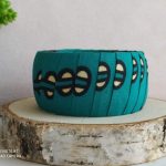 bracelet manchette gros turquoise1