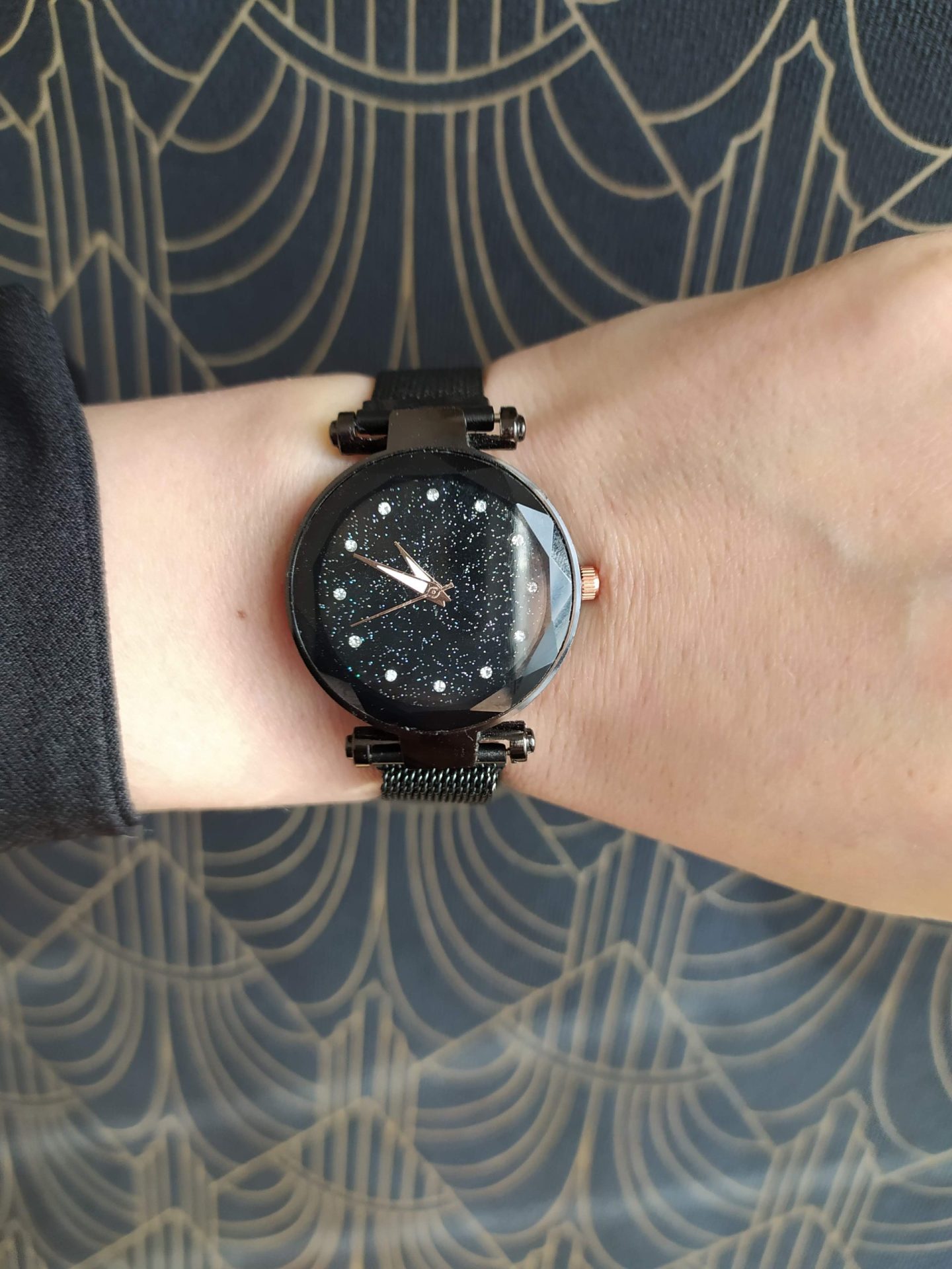 montre noir aimainté