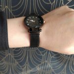 montre noir aimainté