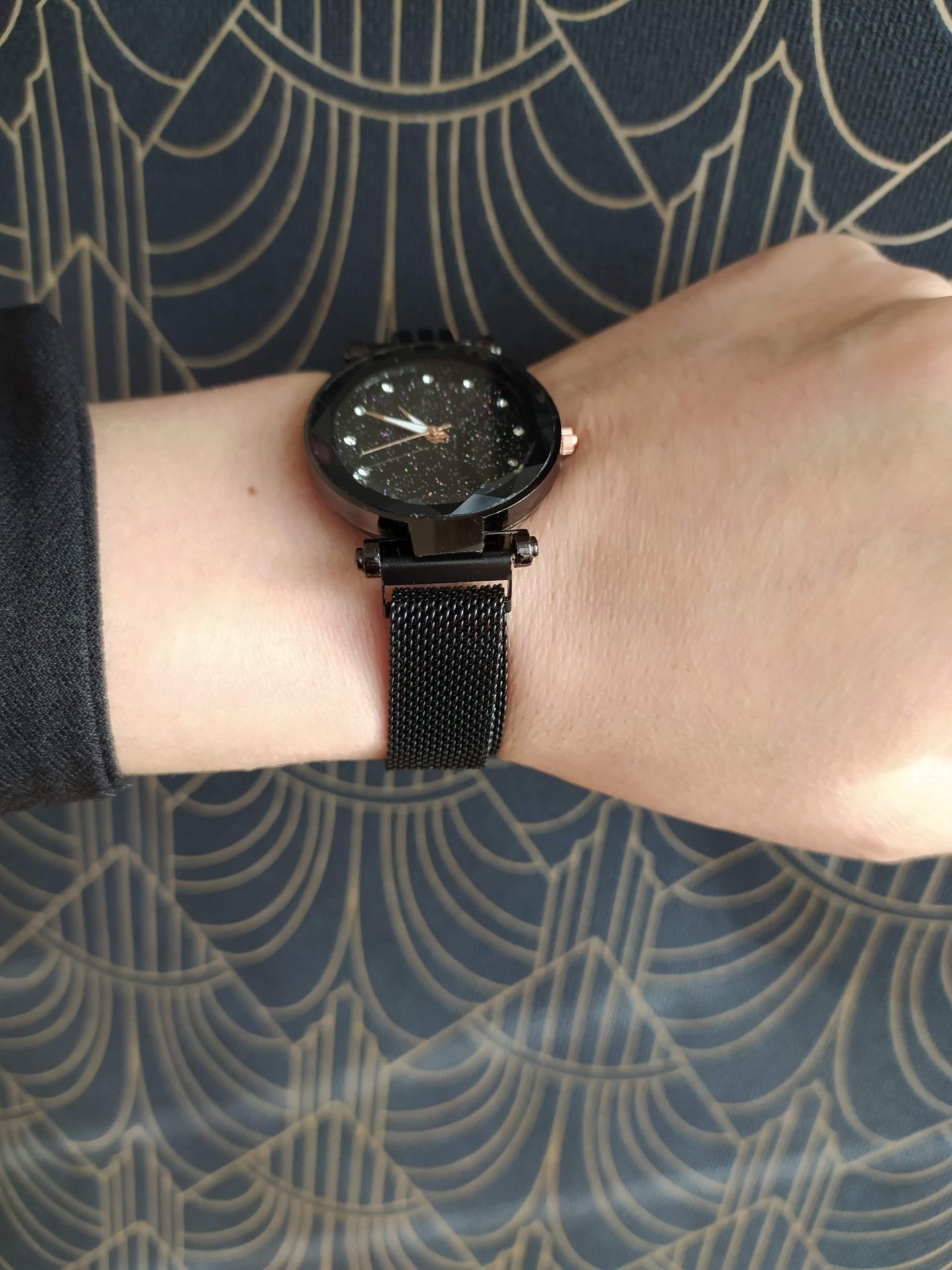 montre noir aimainté
