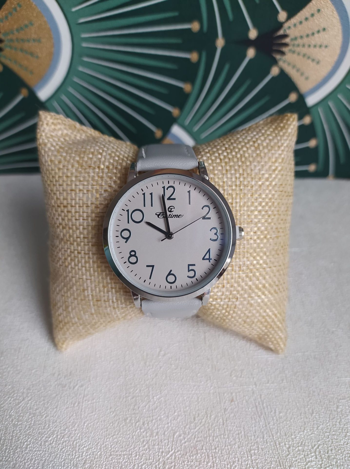montre opale gris