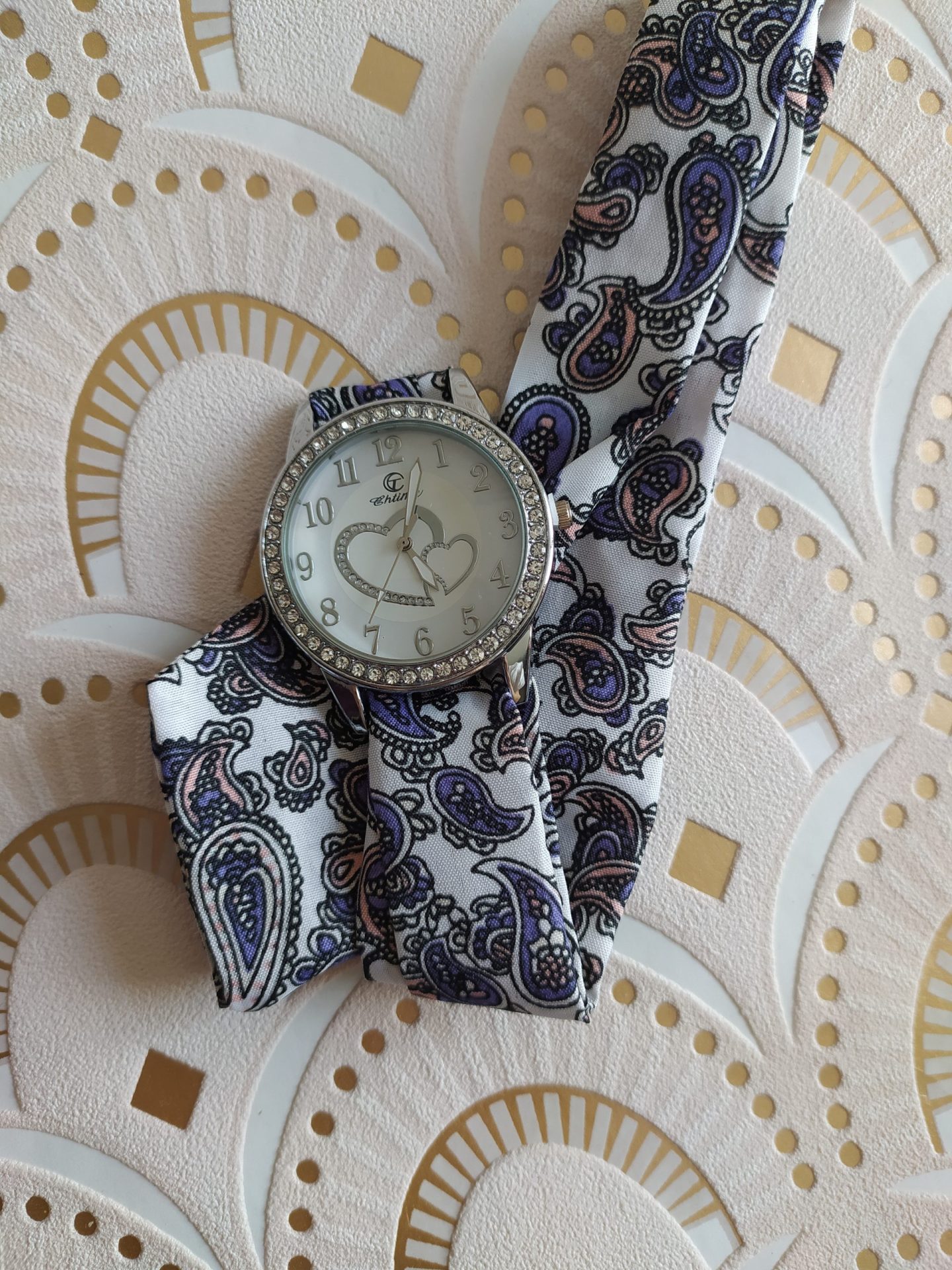 Montre foulard Pina blanc